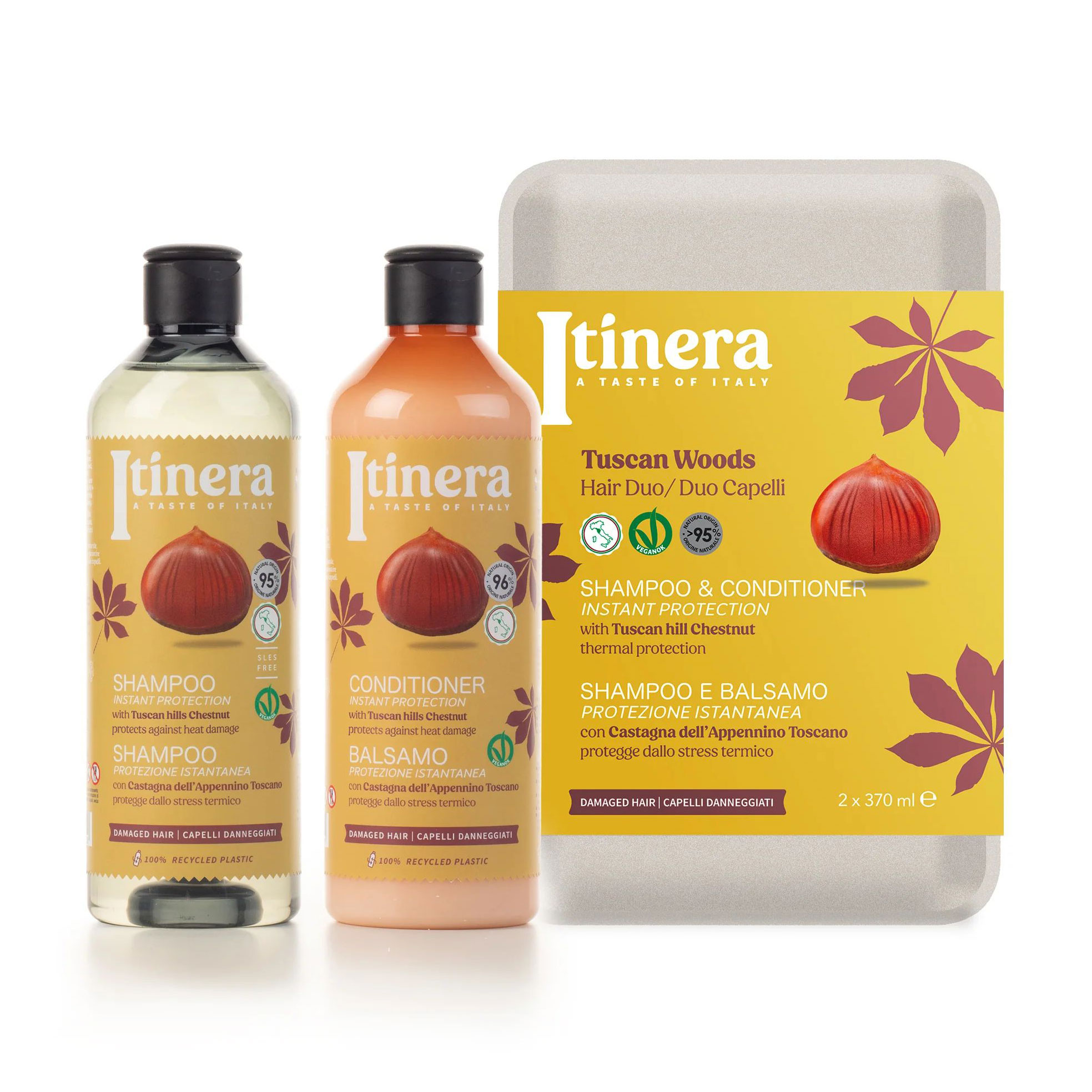 Набір для волосся Itinera Tuscan Woods Kit (шампунь, 370 мл + кондиціонер, 370 мл)